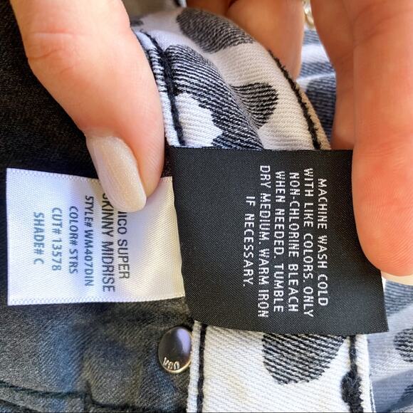 Hudson‎ Nico Mixed Leopard Print Skinny Jeans - Picture 6 of 8